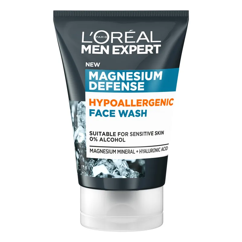 Men Expert Magnesium Defence Hypoallergenic Face Wash Rajoitettu Tarjous