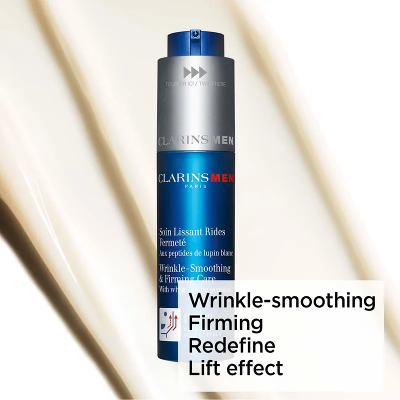 ClarinsMen Wrinkle-Smoothing & Firming Care Tilaa Nyt