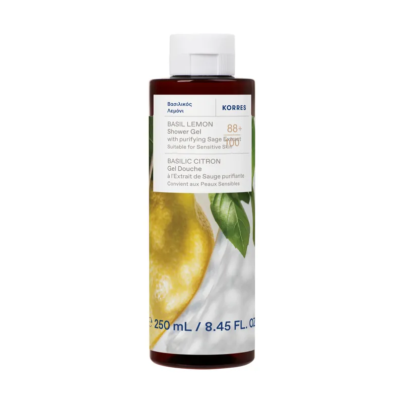 Basil Lemon Shower Gel Flash-Tarjous