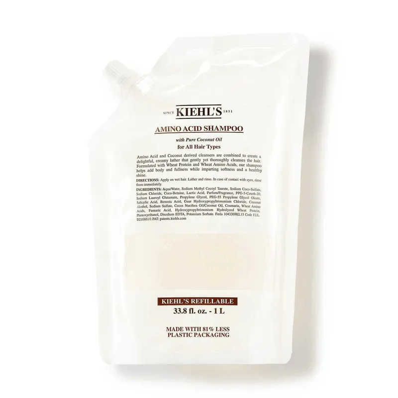 Amino Acid Shampoo with Pure Coconut Oil Refill Pouch Edullinen Hinta