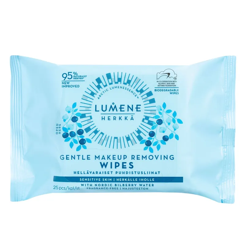 Asiakkaiden Suosikki Gentle Makeup Removing Wipes