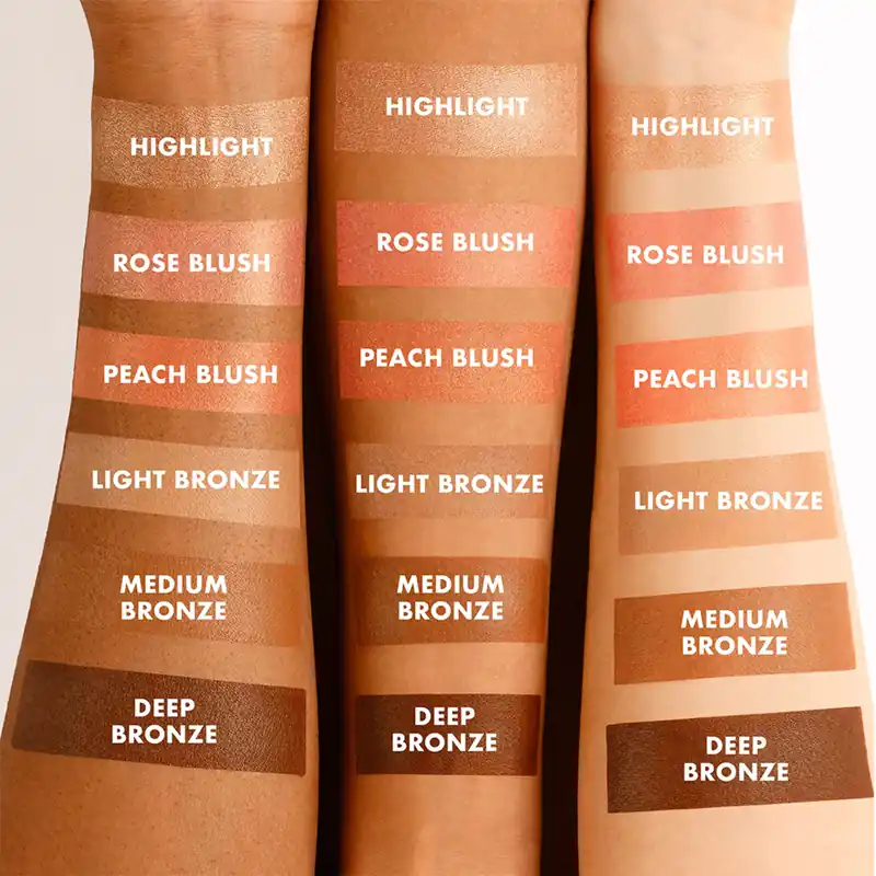 Vain Rajoitetun Ajan Multi-Use Cream Blush, Bronze and Highlight Palette