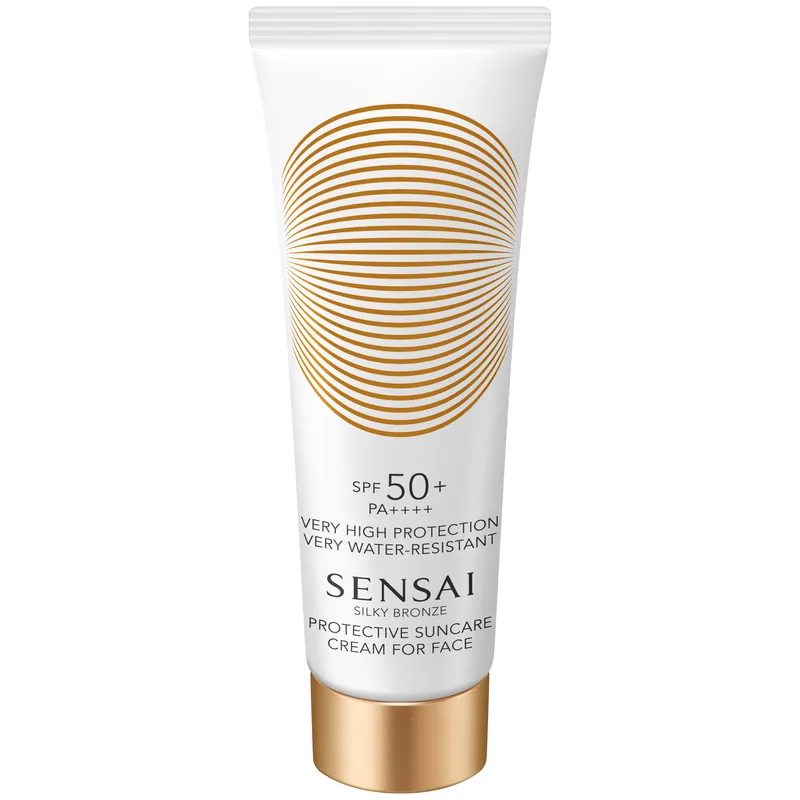 Nopea Toimitus Silky Bronze Protective Cream Face SPF50+