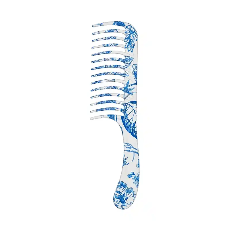 Deluxe D28 Wide Tooth Detangling Comb Blue Belle Tukkuhinta