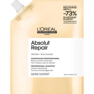 Absolut Repair Gold Shampoo Refill -shampoo, t&auml;ytt&ouml;pakkaus,500ml Merkkituote
