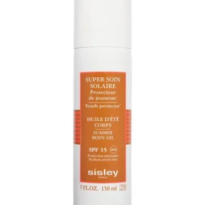 Uutuus Super Soin Solaire Silky Body Oil Sun Care SPF15 -aurinkosuoja&ouml;ljy