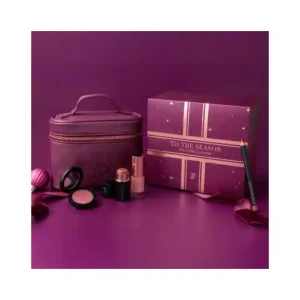 Aito Tis The Season For Little Luxuries Mauve -lahjapakkaus 4 tuotetta + meikkilaukku