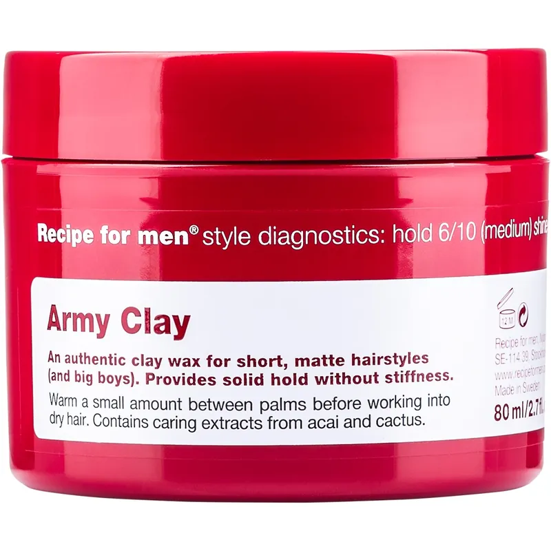 Eniten Myyty Recipe for Men Army Clay Wax 80 ml