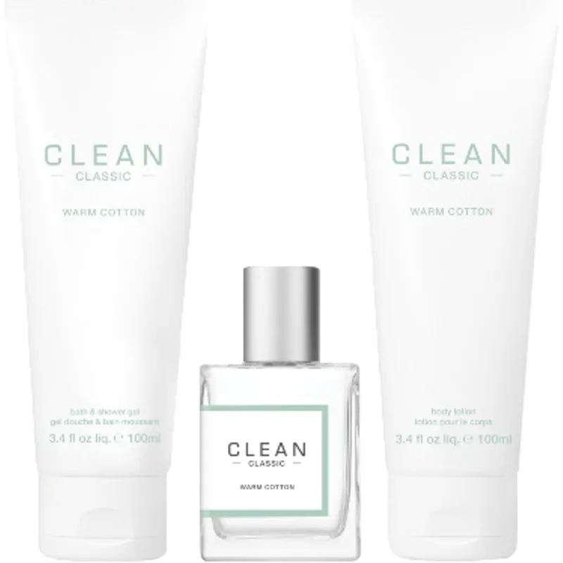 Warm Cotton Set, EdP 30ml + Body Lotion 100ml +Shower Gel 100ml Flash-Tarjous