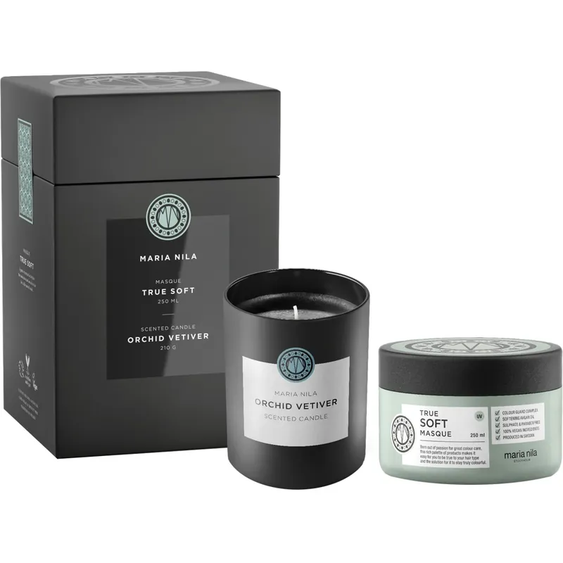 Alkuperäinen Soft Masque + Orchid Vetiver Candle Set