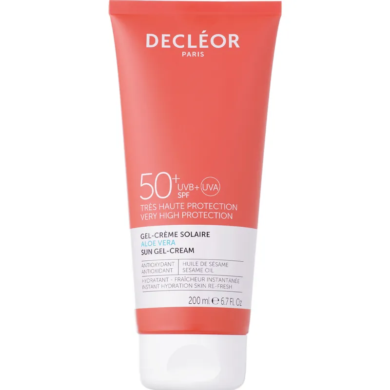 Aloe Vera Sun Gel-Cream SPF50, 200ml Turvallinen Maksu