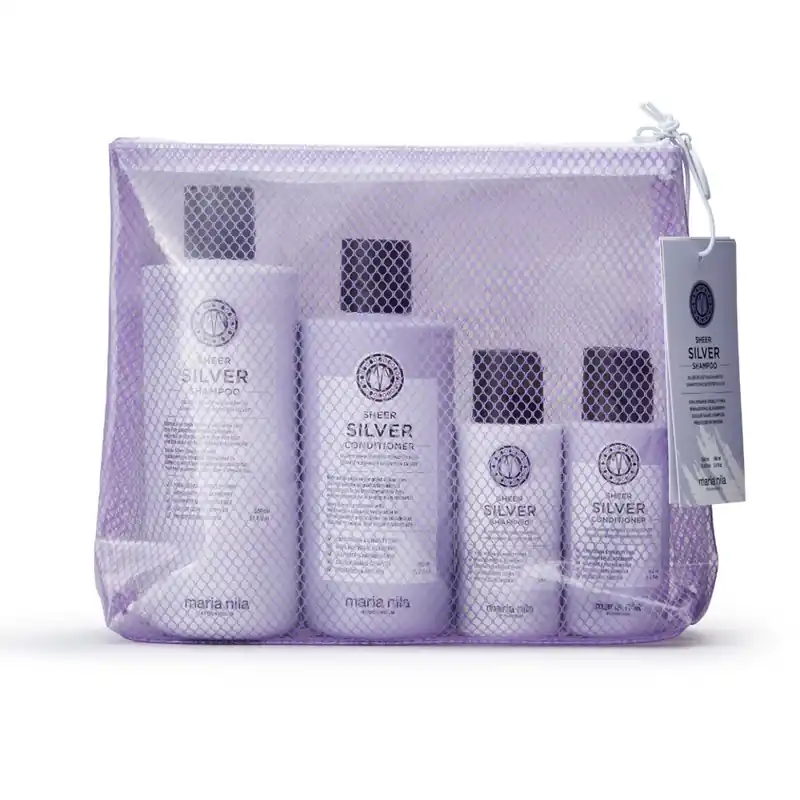 Vain Rajoitetun Ajan Sheer Silver Beauty Bag