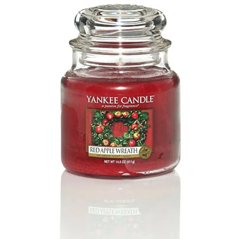 Classic Medium - Red Apple Wreath Kausialennus